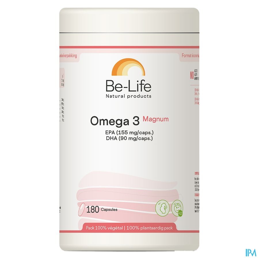 Be-Life Omega 3 Magnum 180 Capsules