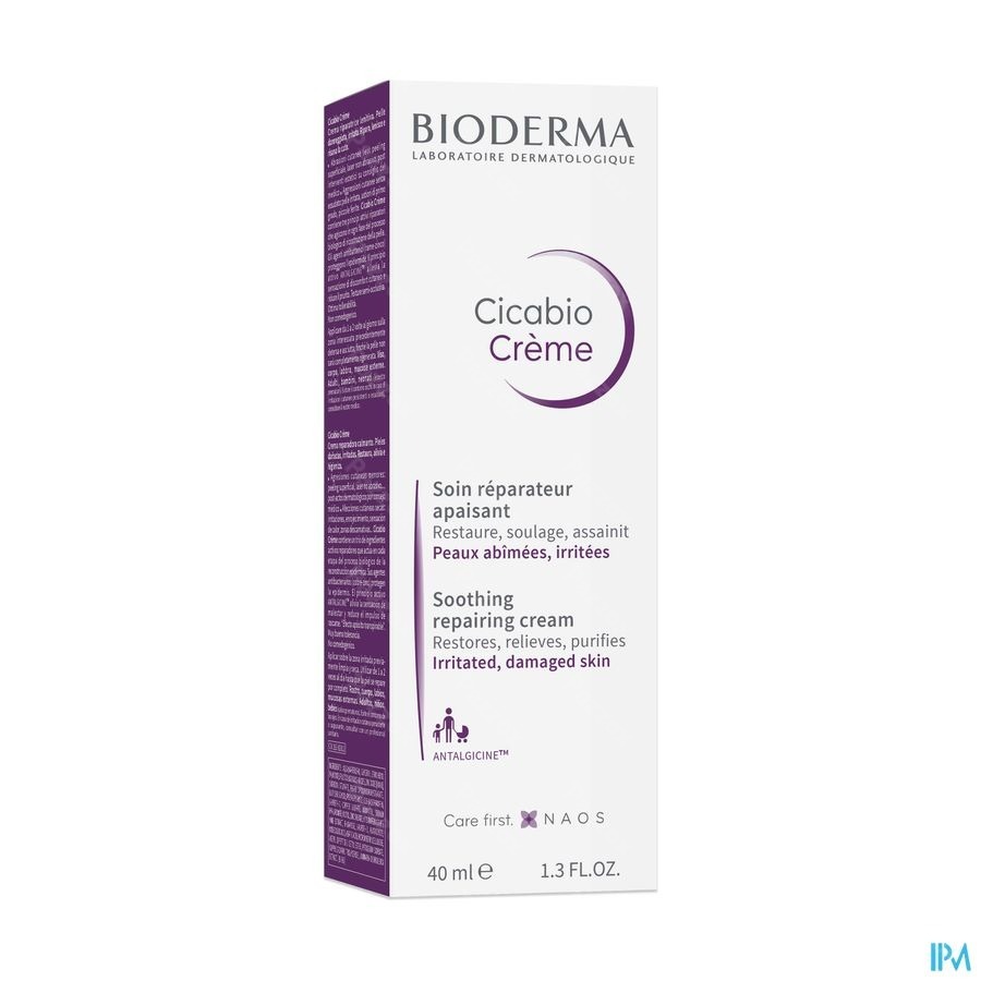 Bioderma Cicabio Herstellende en Kalmerende Crème 40ml