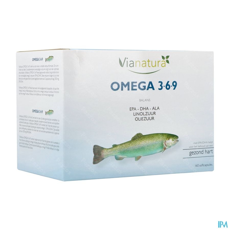 Via Natura Omega 3-6-9 Maxi 160 Softcaps