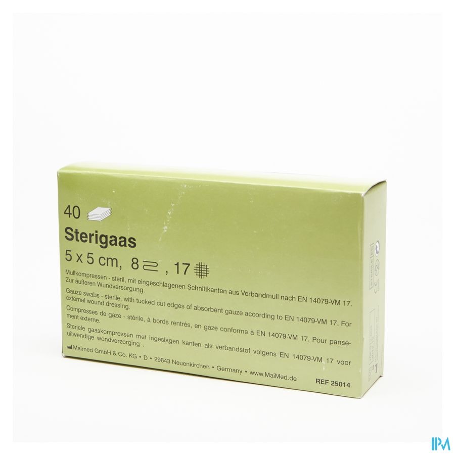 Sterigaas Kp Ster 8l 5,0x 5,0cm 40x1