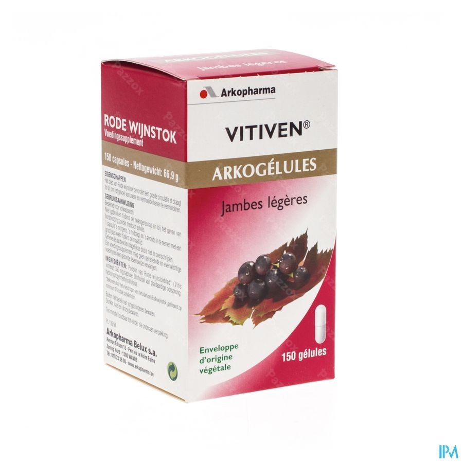 Arkocaps Vitiven Rode Wijnstok 150 Cfr 4138103
