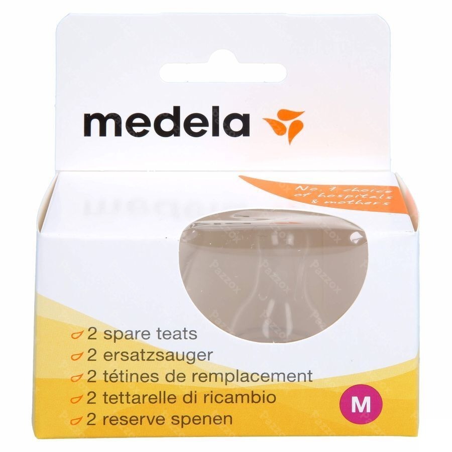 Medela Speen Silicoon Medium Flow 2