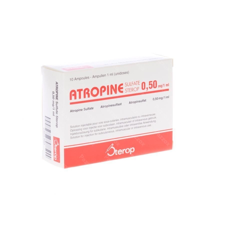 Sterop Atropine Sulf 0,5mg 1ml 10 Amp