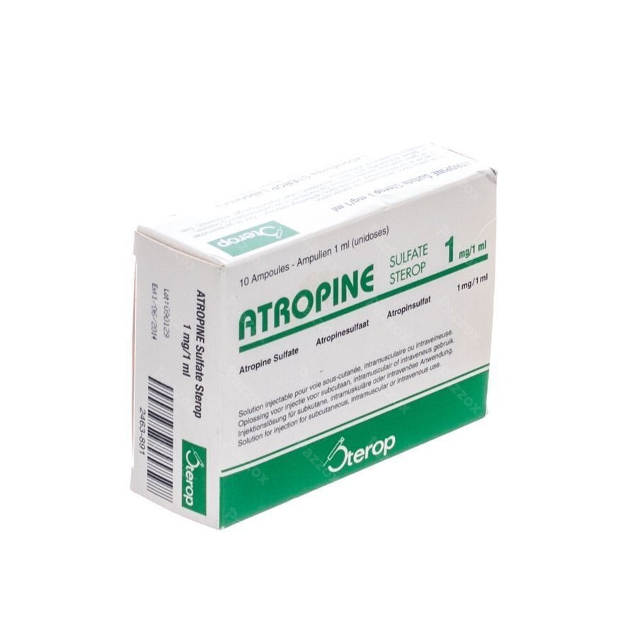 Sterop Atropine Sulf 1mg 1ml 10 Amp Ud