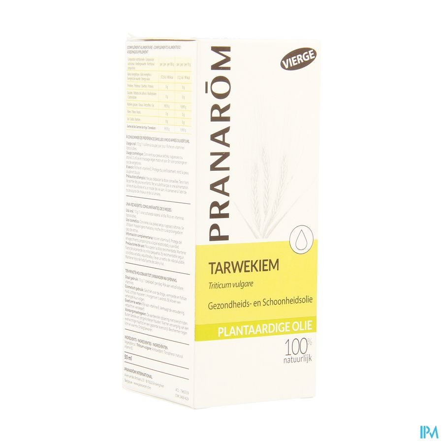 Pranarôm Plantaardige Olie Tarwekiem Plant 50ml