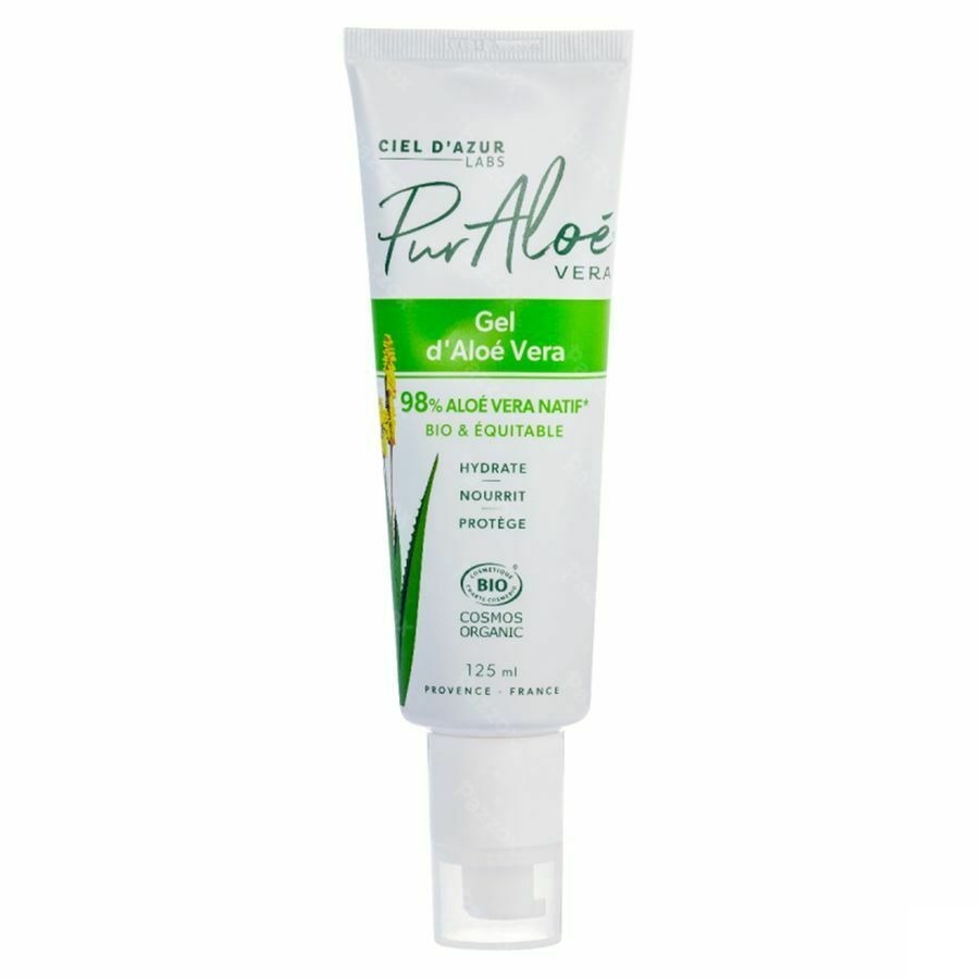 Pur Aloe Gel Aloe Vera Natif Bio Tb 125ml Bioticas