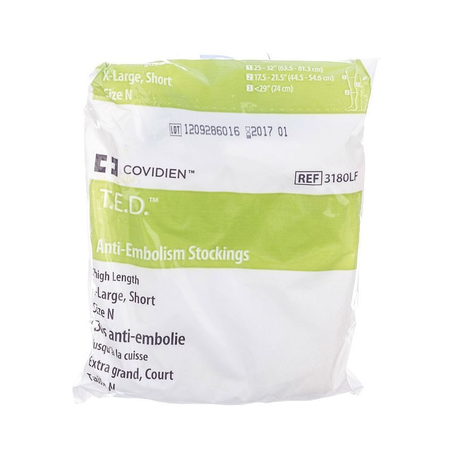 Kendall A/trombose Dijkous Kort Xl+ 1paar