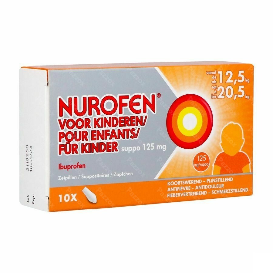 Nurofen Kind 125mg Suppo 10 X 125mg