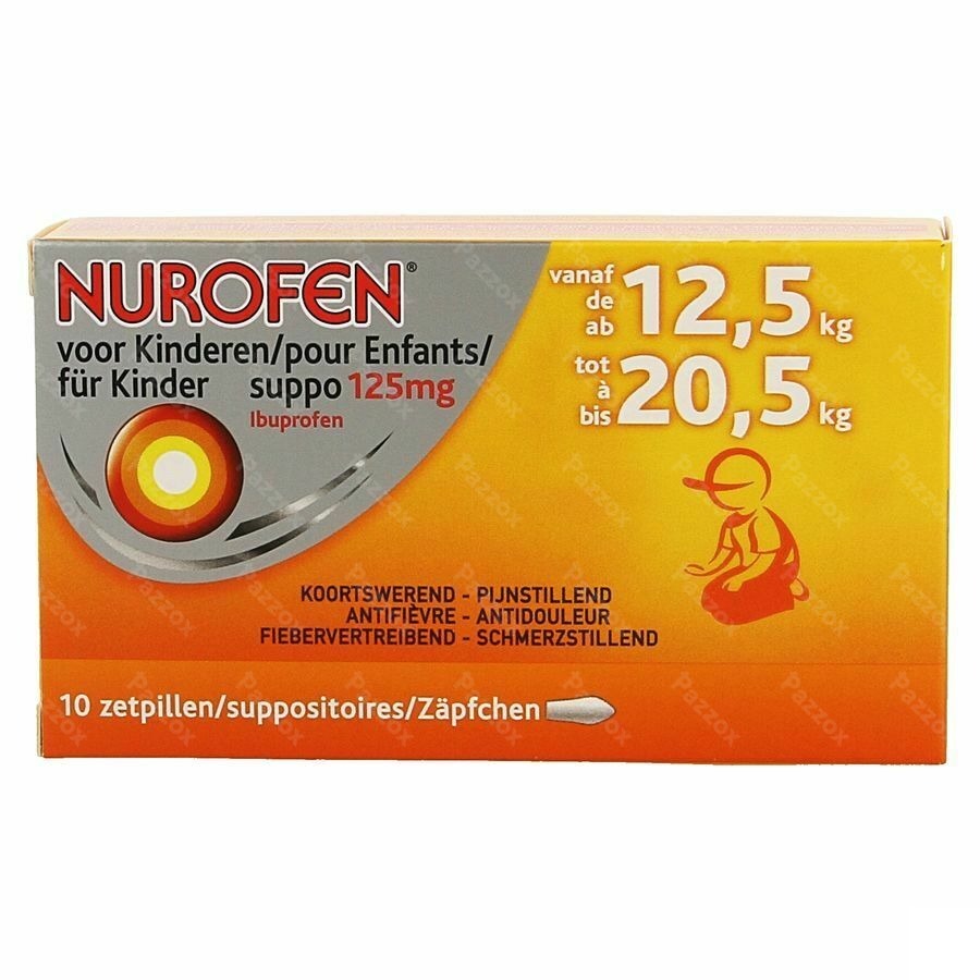 Nurofen Kind 125mg Suppo 10x125mg