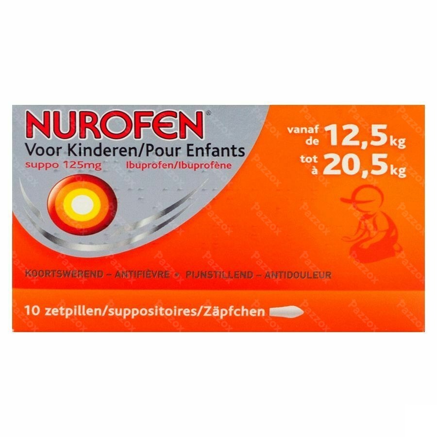 Nurofen Kind 125mg Suppo 10x125mg