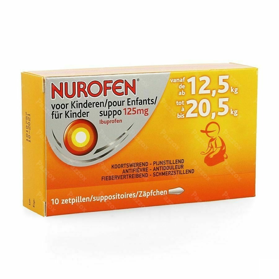Nurofen Kind 125mg Suppo 10 X 125mg