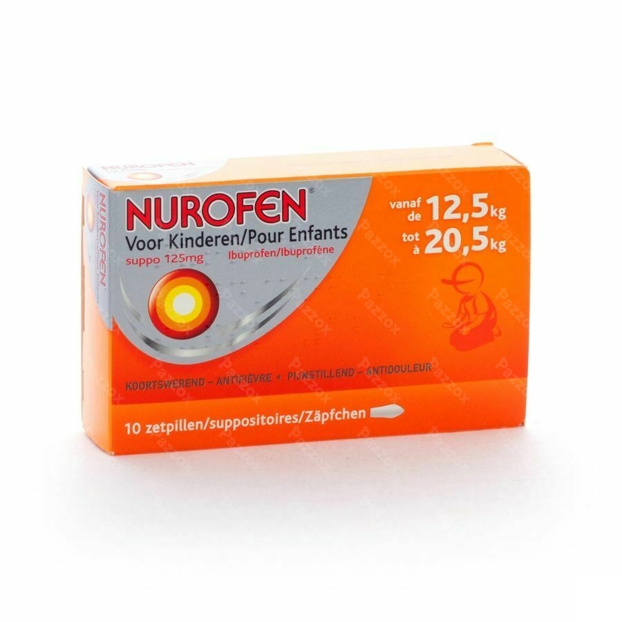 Nurofen Kind 125mg Suppo 10 X 125mg