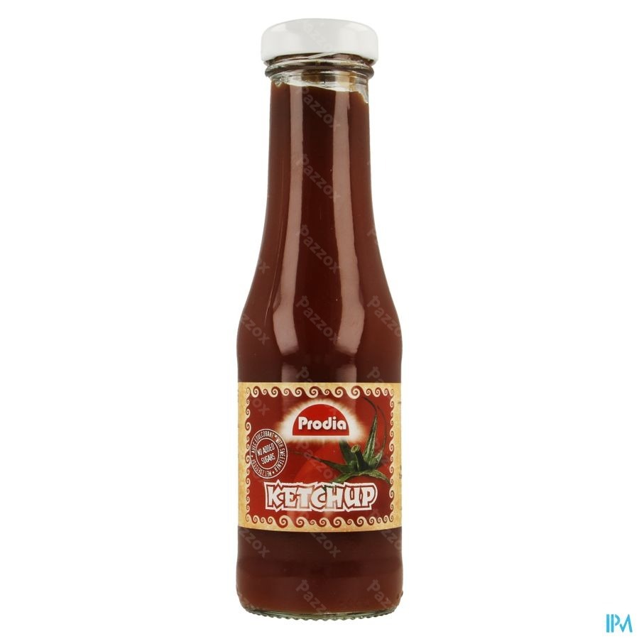 Prodia Ketchup Z/toevoeg.suiker 320ml 5035 Revogan