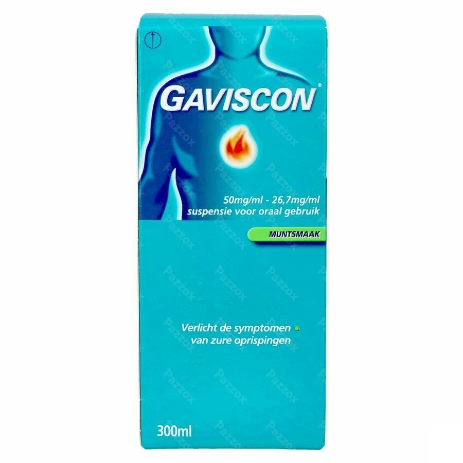 Gaviscon Menthe Munt Susp Buv 300ml