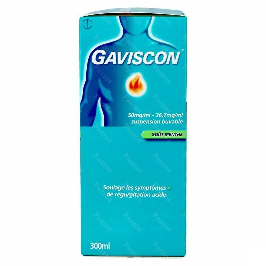 Gaviscon Menthe Munt Susp Buv 300ml