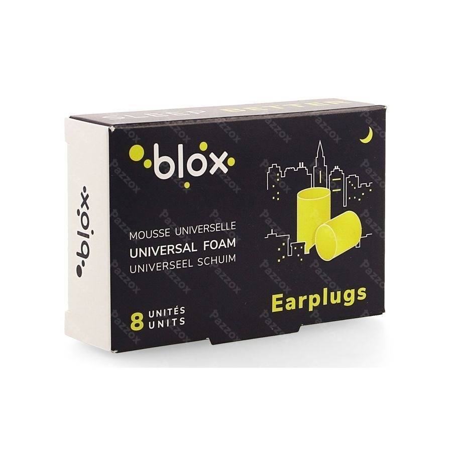 Blox Cylindrisch Schuim A/lawaai Oordoppen 4 Paar