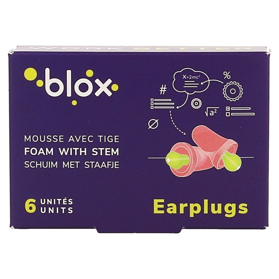 Blox Concentratie A/lawaai Oordoppen 3 Paar