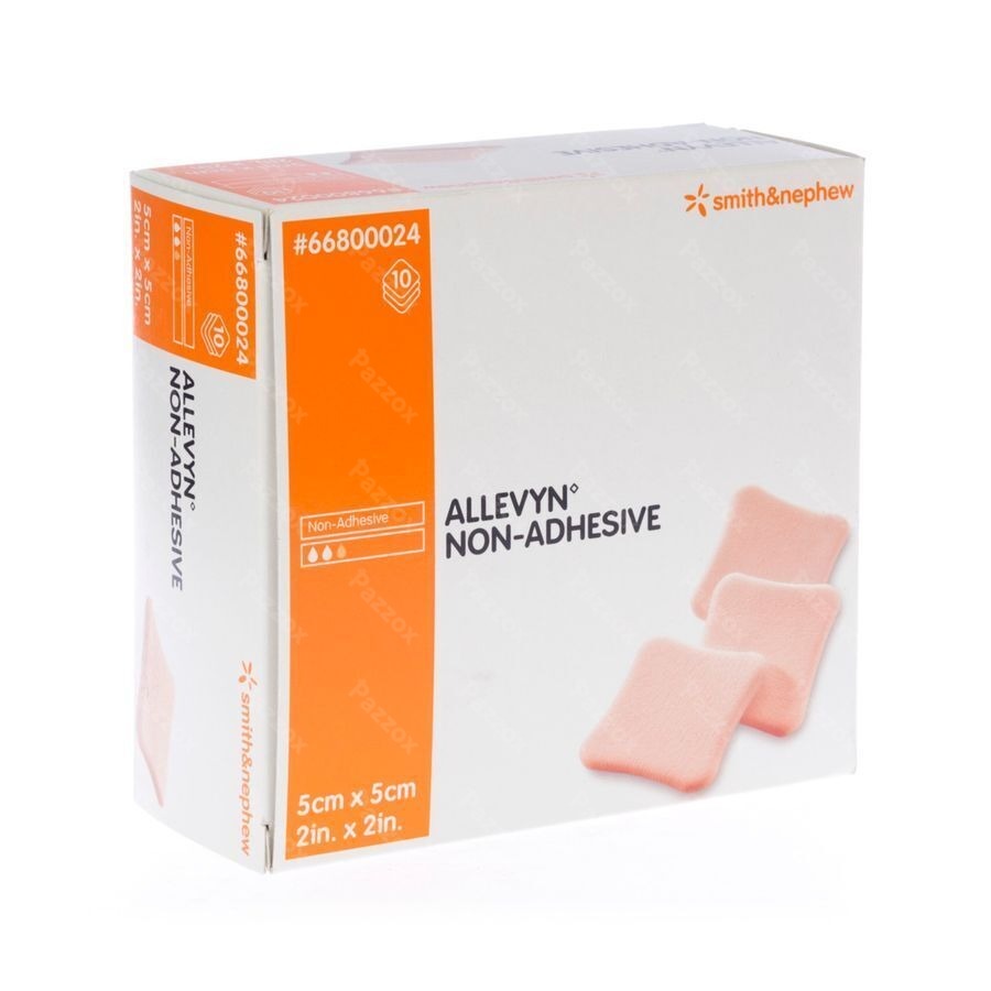 Allevyn Non Adh Verb Hydrocel. 5x 5cm 10 66800024