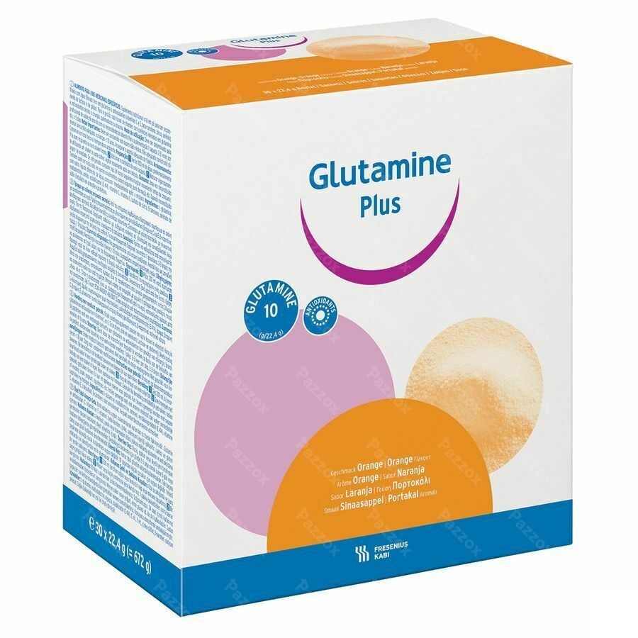 Glutamine Plus 22,4g Orange/sinaas