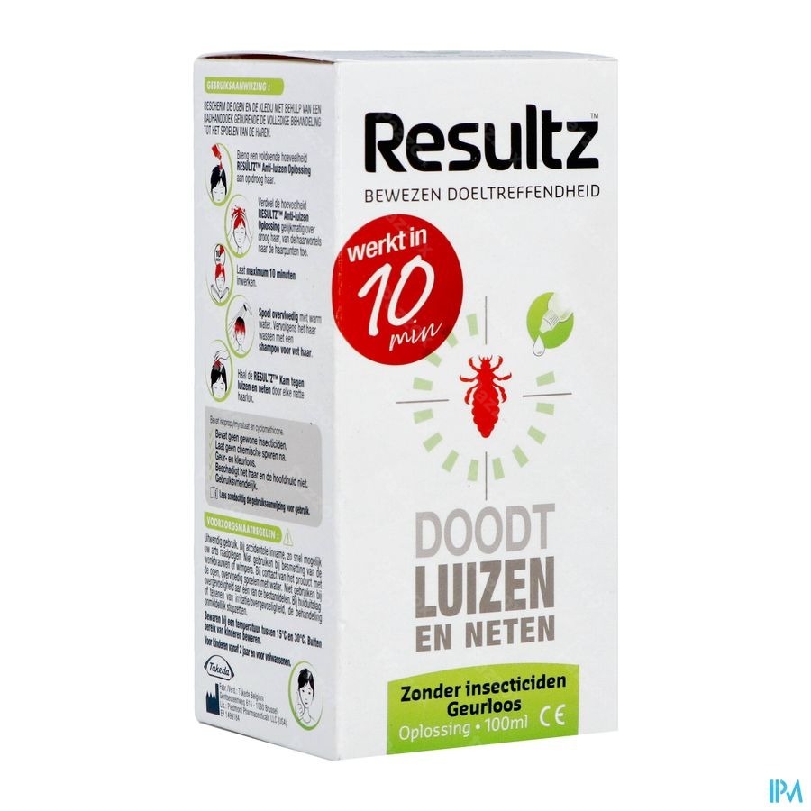 Resultz Anti Luizen Lotion Geurloos Zonder Insecticide 100ml