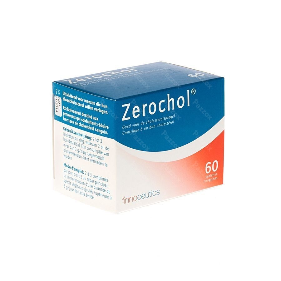 Zerochol 800mg Nat. Plantenstereolen Tabl 60x800mg