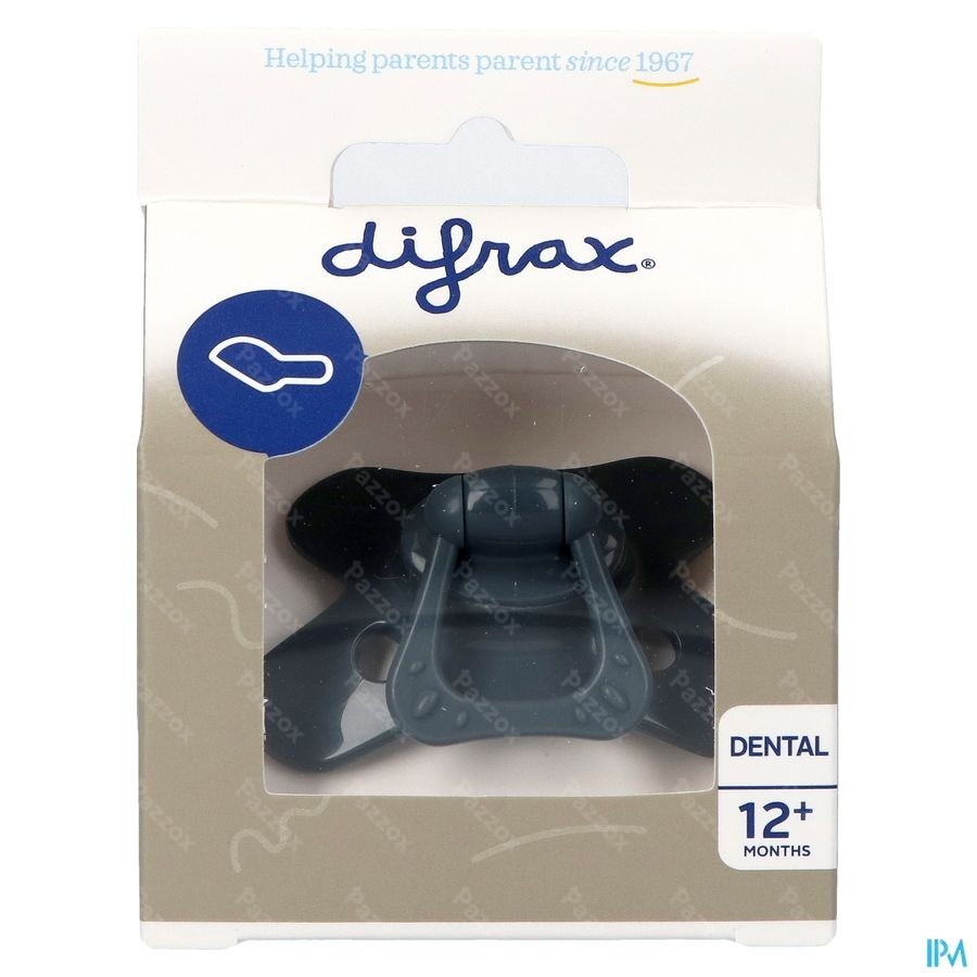 Difrax Fopspeen Dental Semi Filled +12m 346