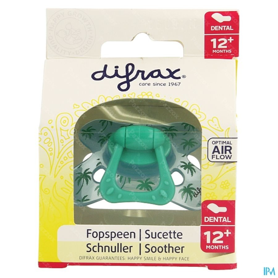 Difrax Fopspeen Dental Semi Filled +12m 346