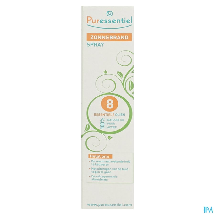Puressentiel Zonnebrand Spray 8 Ess Olie 75ml
