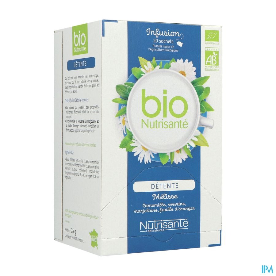 Infusie Bio Ontspannen Zakje 20