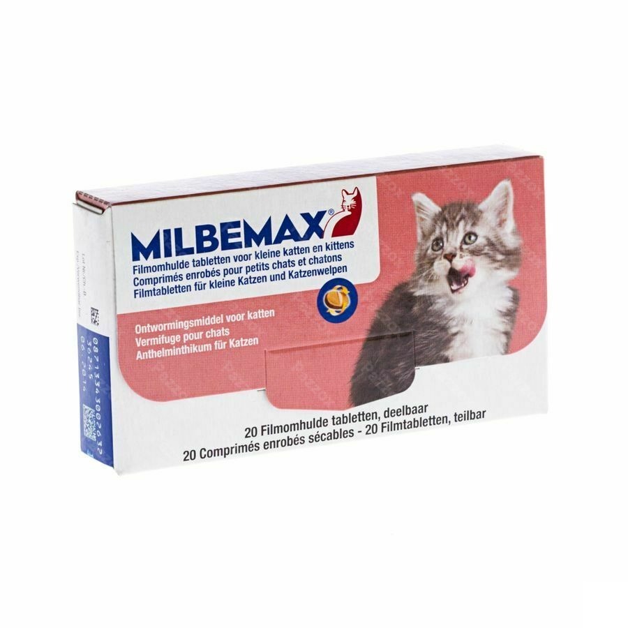 Milbemax Kleine Katten-kitten Filmomh Tabl 2x10