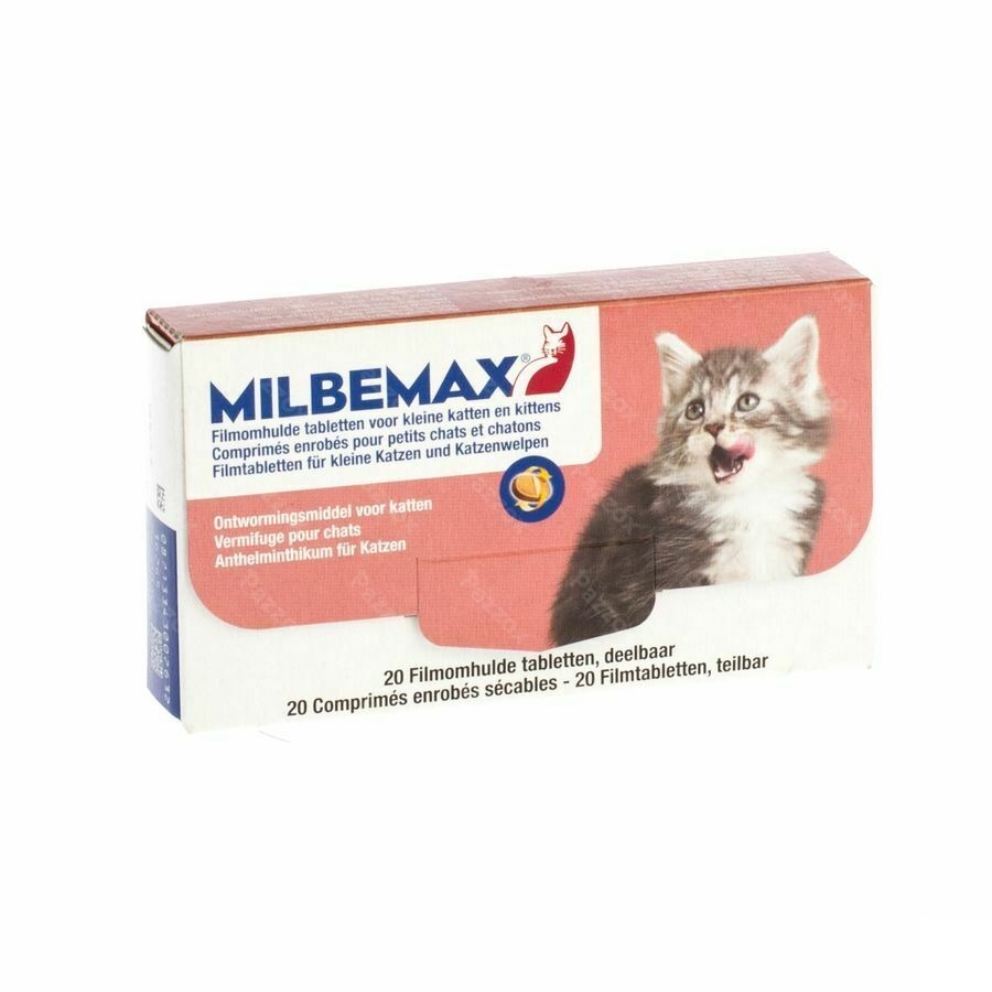 Milbemax Kleine Katten-kitten Filmomh Tabl 2x10