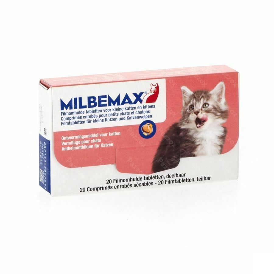 Milbemax Kleine Katten-kitten Filmomh Tabl 2x10