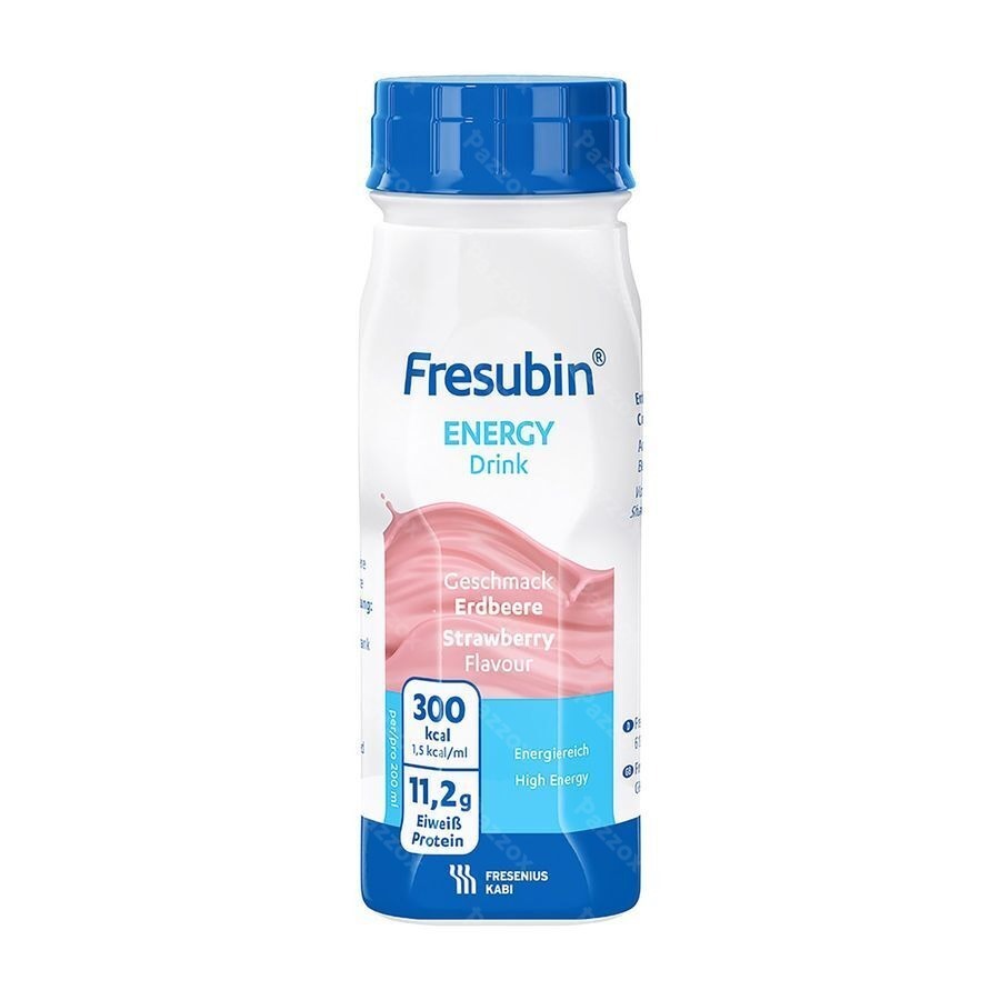 Fresubin Energy Drink 200ml Fraise/aardbei