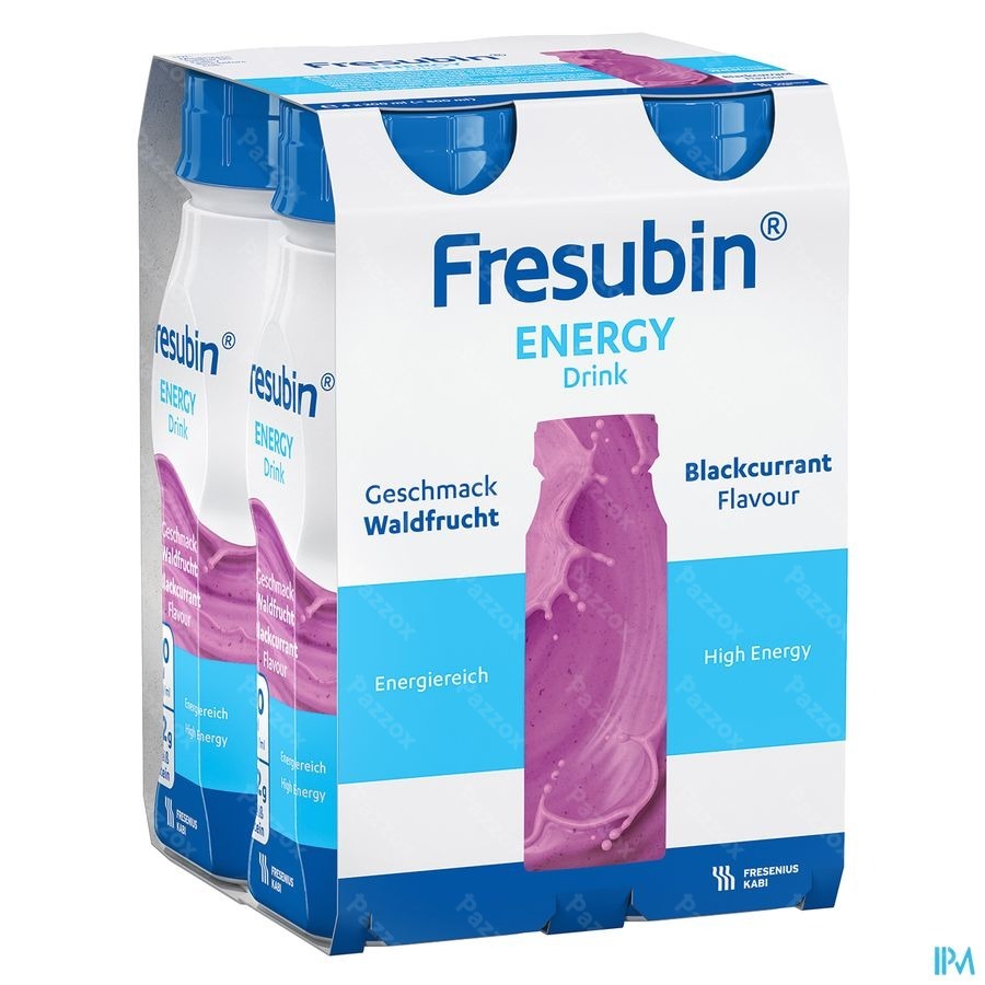 Fresubin Energy Drink 200ml Cassis/zwarte Bessen