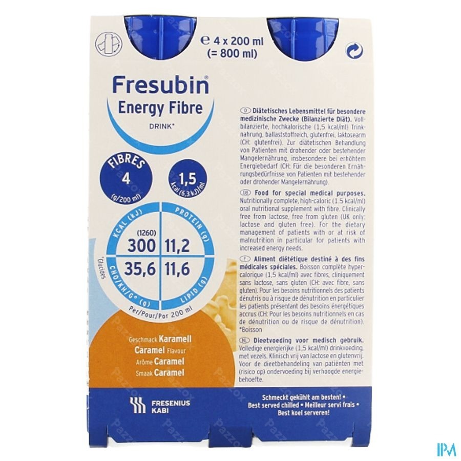 Fresubin Energy Fibre Drink 200ml Caramel
