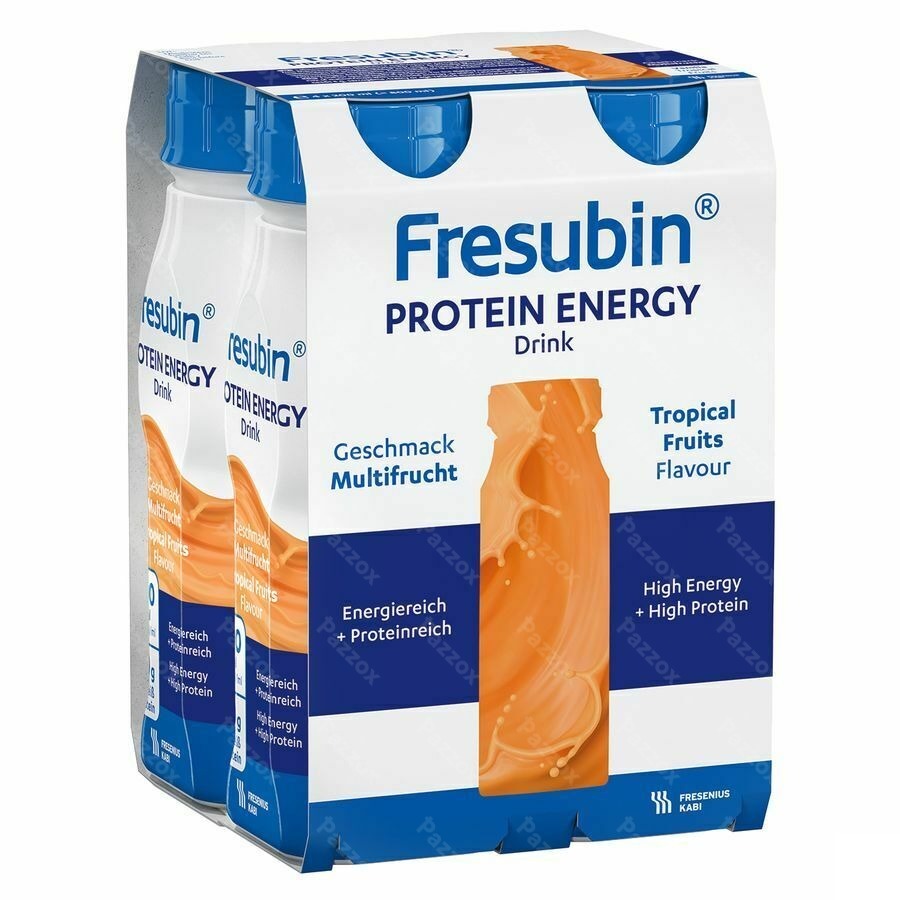 Fresubin Protein Energy Drink 200ml Fruits Tropicaux/tropische Vruchten