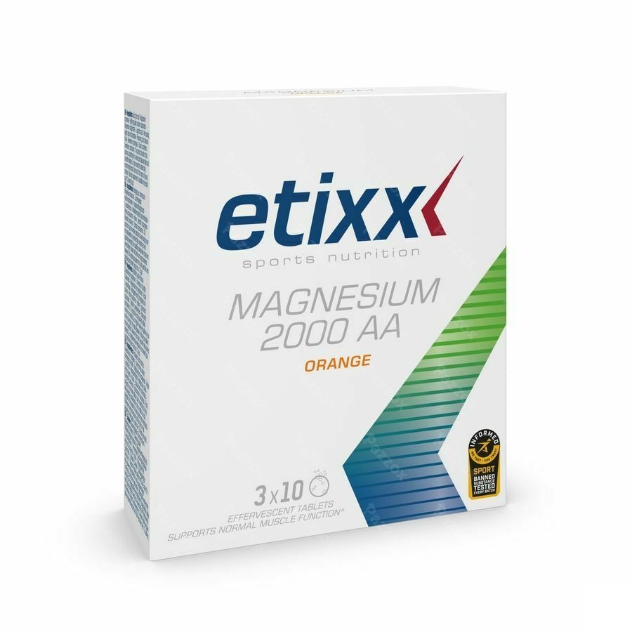 Etixx Magnesium 2000 Aa 30 Bruistabletten