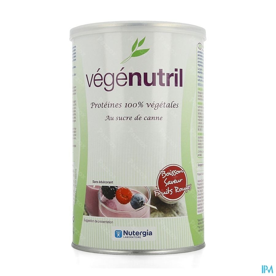 Vegenutril Drink Rode Vruchten Pdr 300g