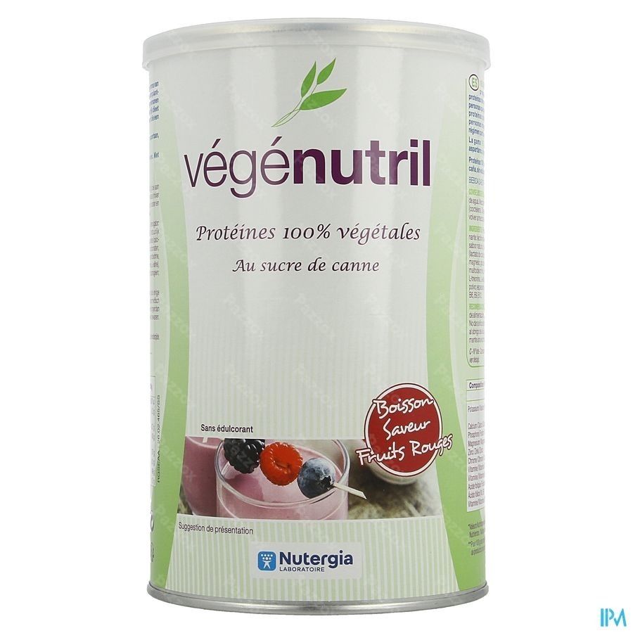 Vegenutril Drink Rode Vruchten Pdr 300g