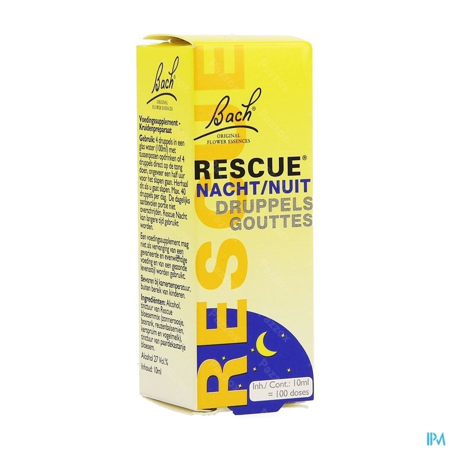 Bach Rescue Druppels Nacht 10ml