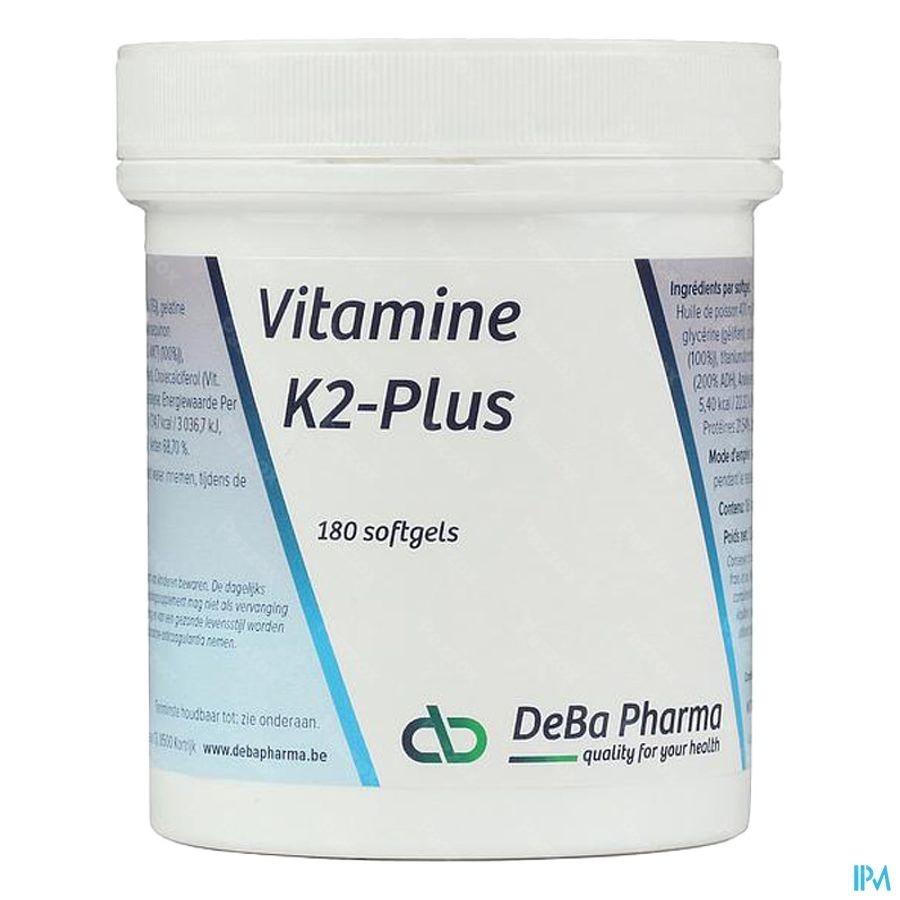 DeBa Pharma Vitamine K2-Plus 180 Softgels