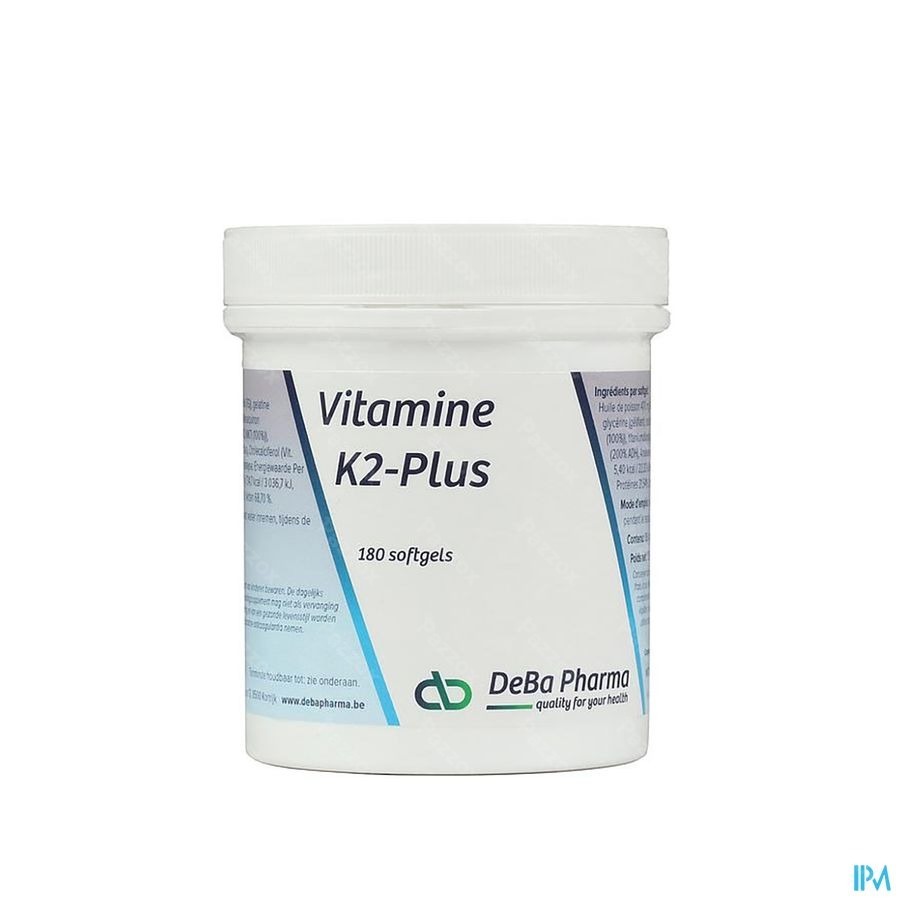 DeBa Pharma Vitamine K2-Plus 180 Softgels