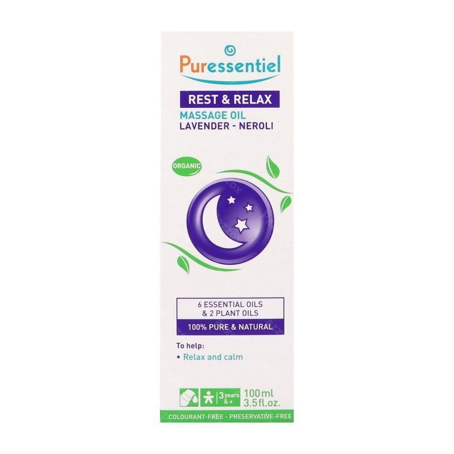 Puressentiel Mass.olie Lavendel-neroli Bio 100ml