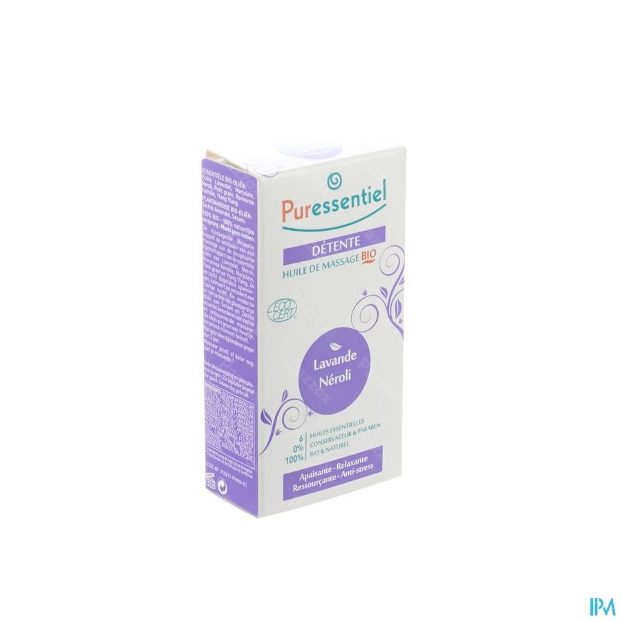 Puressentiel Mass.olie Lavendel-neroli Bio 100ml