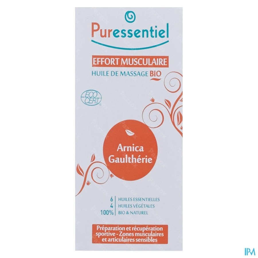 Puressentiel Mass.olie Arnica-bergthee Bio 100ml