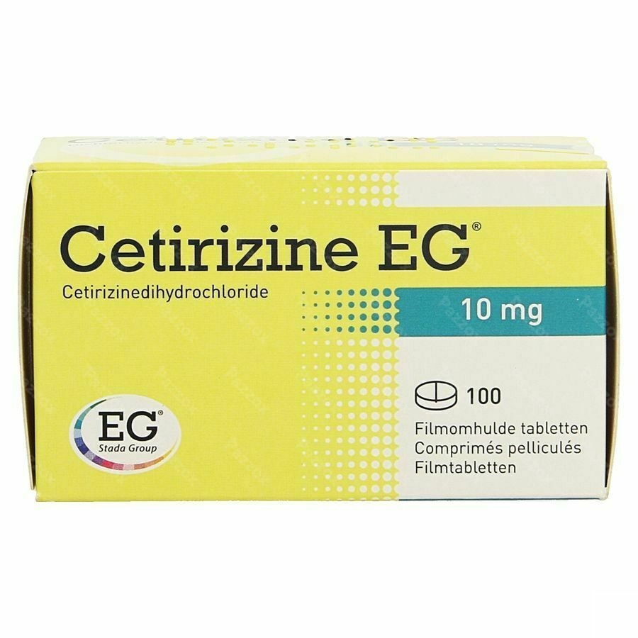 Cetirizine EG 10mg 100 Tabletten