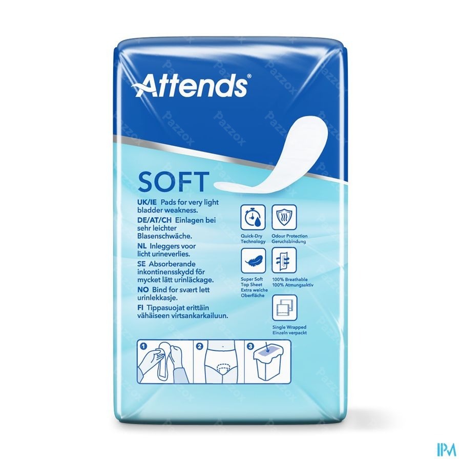 Attends Soft 1 Mini Inleg Anatom. 1x20