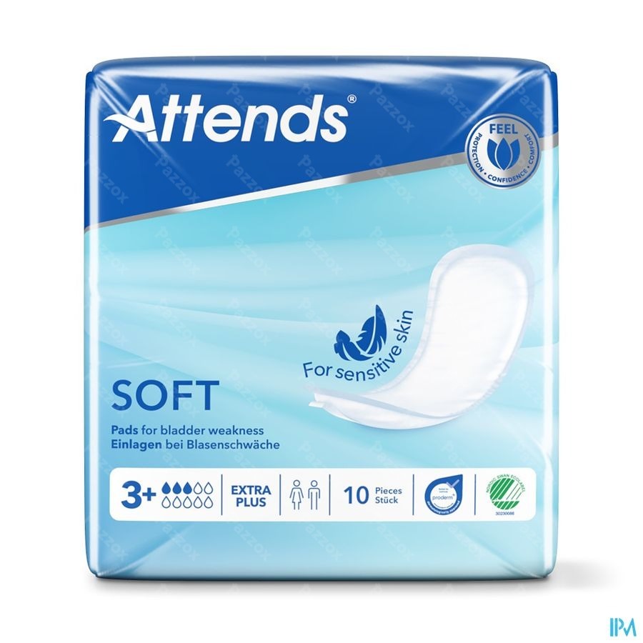 Attends Soft 3 Extra Plus Inleg Anatom. 1x10