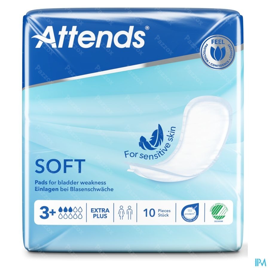 Attends Soft 3 Extra Plus Inleg Anatom. 1x10