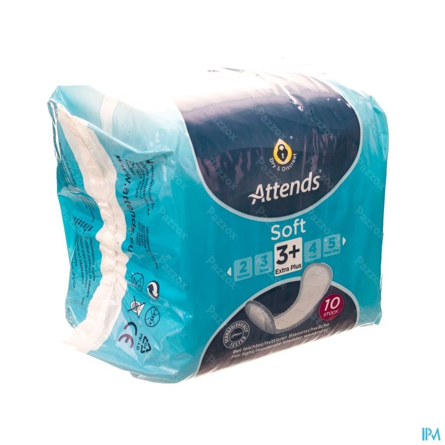 Attends Soft 3 Extra Plus Inleg Anatom. 1x10